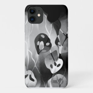 Black And White Modern Abstract iPhone 11 Case