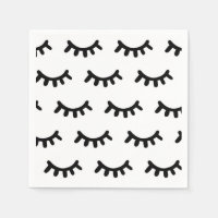 Black and white modern abstract cute eyes pattern