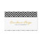 Black and White Modern Chevron Stripes