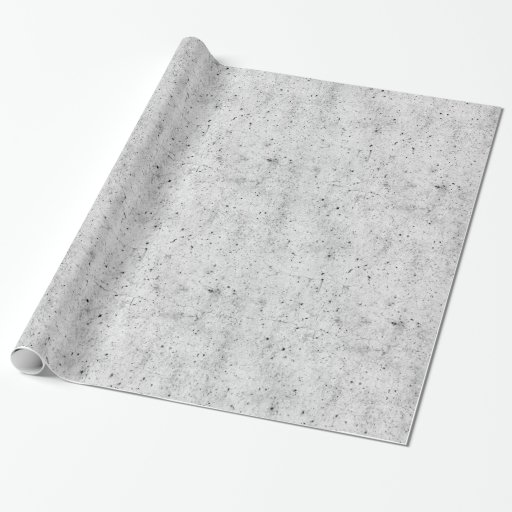Image of Black and White Modern Concrete Pattern Wrapping Paper