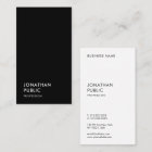 Black And White Modern Elegant Simple Template
