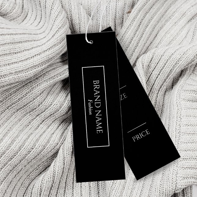 Black and white Modern Hang Tags (Creator Uploaded)