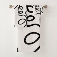 Black And White Modern Minimal Line Brush Strokes