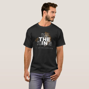 Black And White Modern The King T Shirt