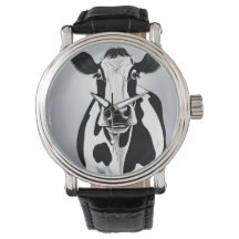 Black and White Mood Cow