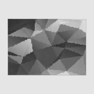 Black and white mosaic pattern tissue paper