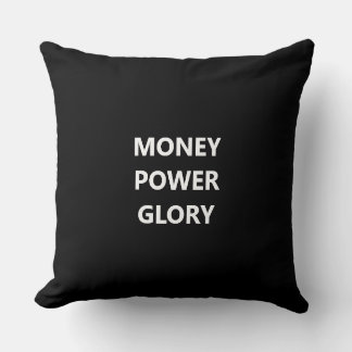 Black and White Motivational Cushion