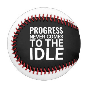 Black and White Motivational Saying Inspirational Baseball