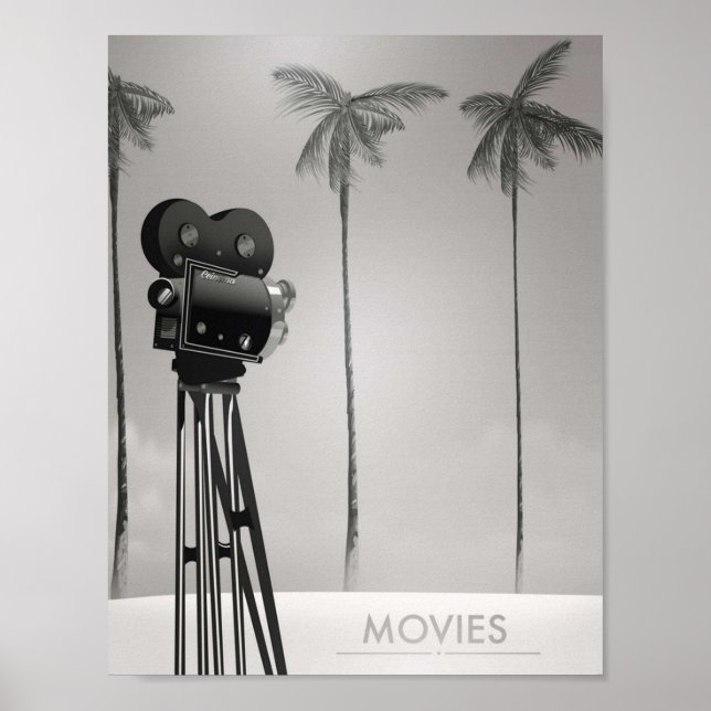 Black and White Movies Poster (Front)