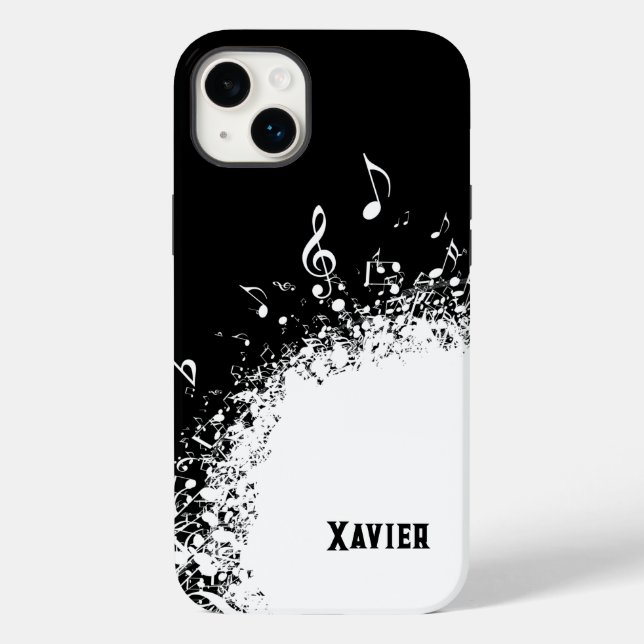 black and white music explosion Case-Mate iPhone case (Back)