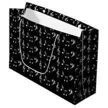 Black and White Musical Notes Musician