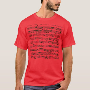 Black and white musical notes T-Shirt