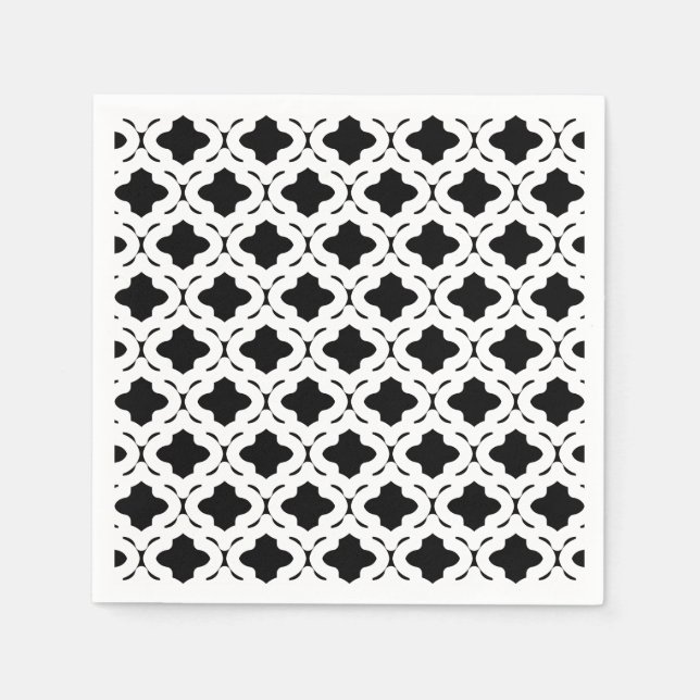 Black and White Napkins (Front)