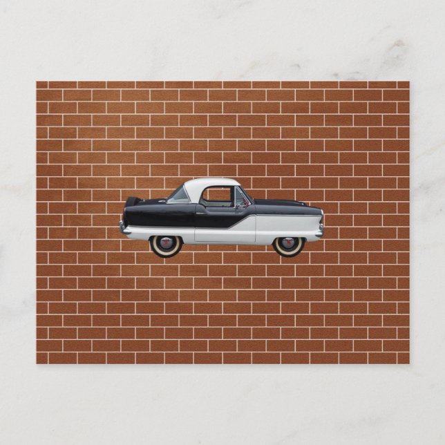 Black and White Nash Metropolitan Postcard (Front)