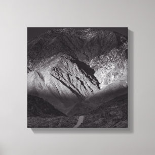 black and white night sky canvas print