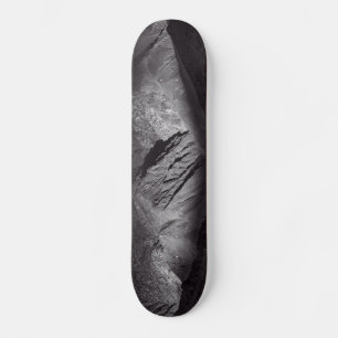 black and white night sky skateboard