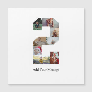 Black and White Number 2 Photo Collage