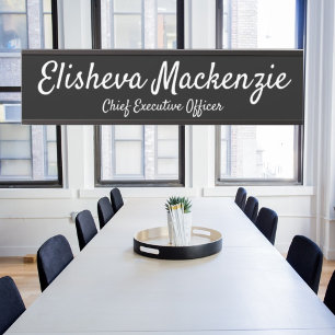 Black and White Office Door Sign Signs  Name Plate