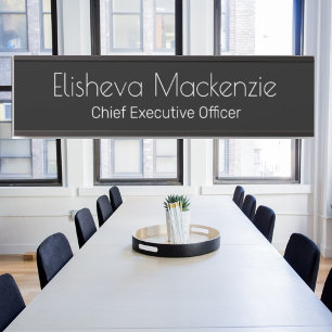 Black and White Office Door Sign Signs  Name Plate