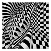Black And White Op-Art
