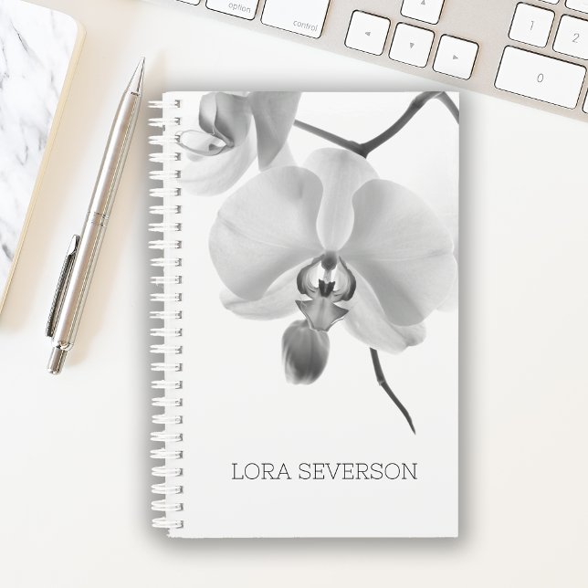 Black and White Orchid Flowers Planner (Creator Uploaded)