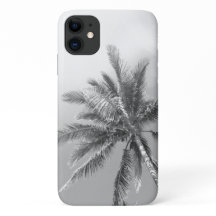 Black and White Palm Tree