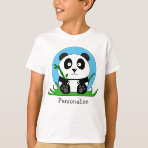 Black And White Panda Bear T-Shirt
