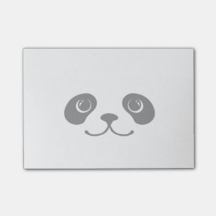 Black And White Panda Cute Animal Face Design Post-it Notes