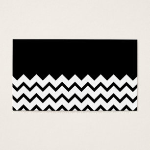 Black and White. Part Zig Zag, Part Plain Black.