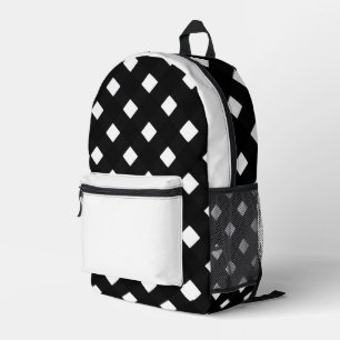 Black and White Pattern Backpack