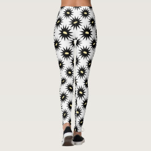Black and White pattern leggings