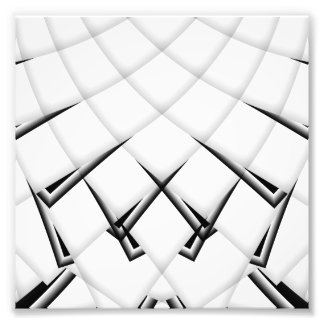 Black and White Pattern Photo Print