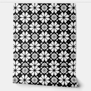 Black and white Pattern Wallpaper