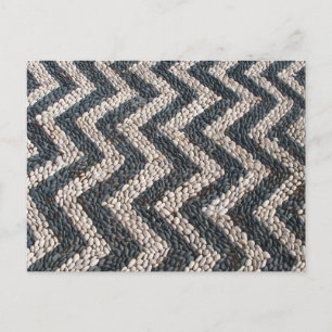 Black and white pebble mosaic in GREECE Postcard