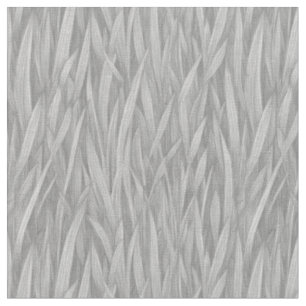Black and white pencil-drawn plants fabric
