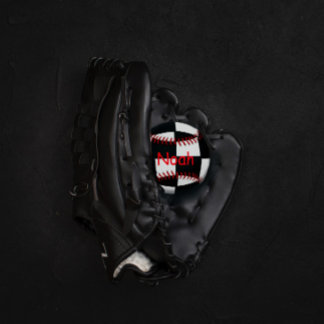 Black and white personalised custom Baseball