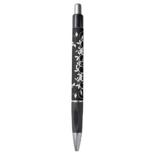 Black and White - Personalised Wedding Favour Pens