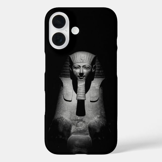 Black and white pharaoh king Case-Mate iPhone case (Back)