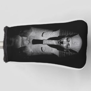 Black and white pharaoh king golf head cover