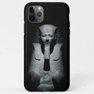 Black and White Pharaoh King Photograph iPhone 11 Pro Max Case