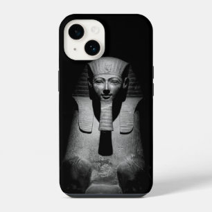 Black and White Pharaoh King Photograph iPhone 14 Case