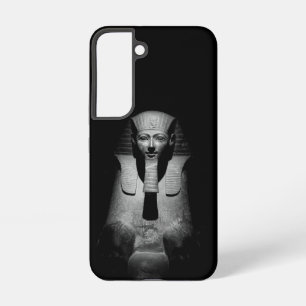 Black and white pharaoh king samsung galaxy case