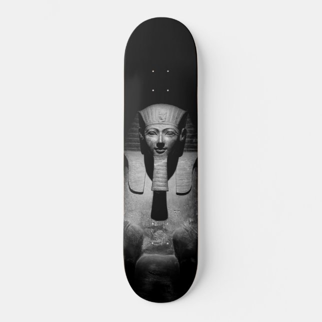 Black and white pharaoh king skateboard (Front)