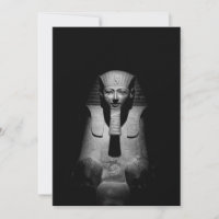 Black and white pharaoh king