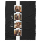 Black and White Photo Collage Squares Personalised