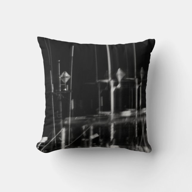 black and white photo cushion (Front)