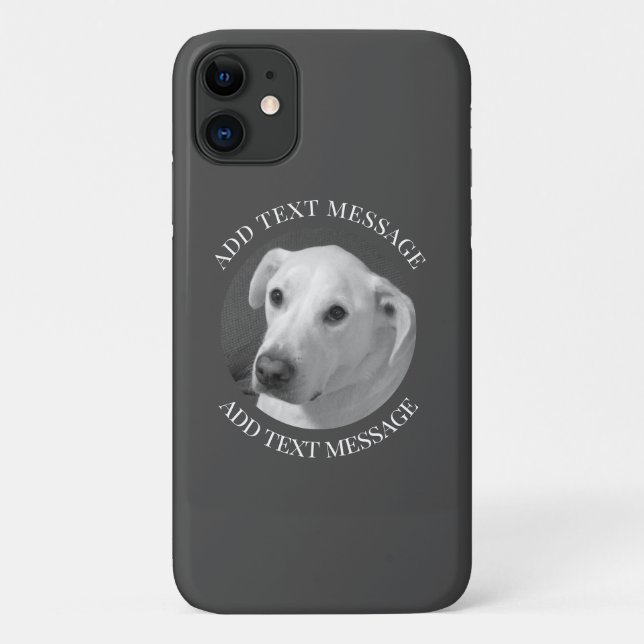 Black and White Photo of a Beautiful Soulful Dog Case-Mate iPhone Case (Back)