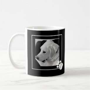 Black and White Photo of Cute Dog Best Mum Ever Coffee Mug