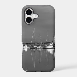 Black and white photo protector, boats