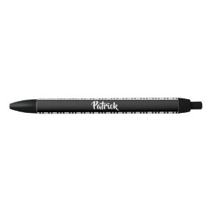 Black and white piano pattern ink pen